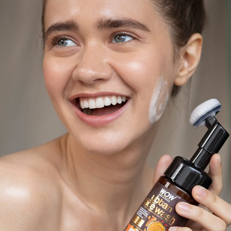WOW Skin Science Foaming Facial Cleanser - Unisex, Plant-Powered Ingredients, Sulfate-Free, Paraben-Free, 16 oz