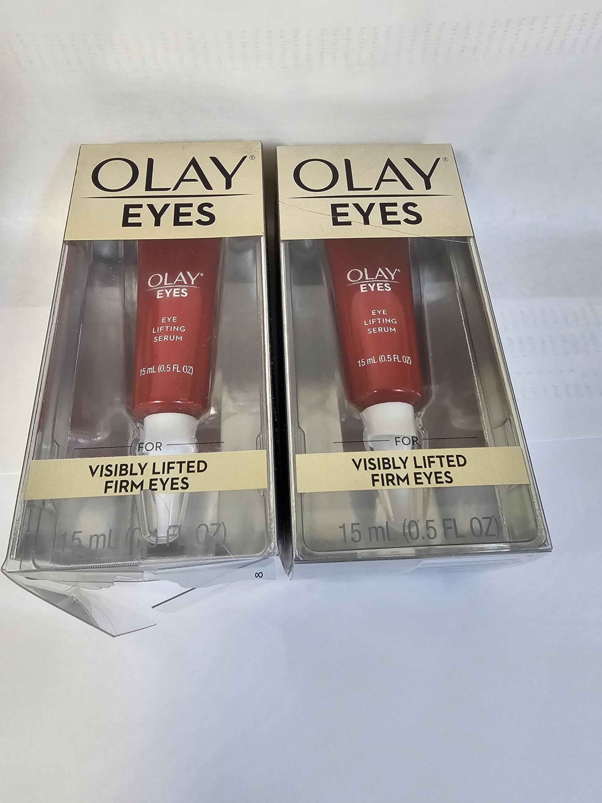 ΟΙay Eyes Eye Lifting Serum for Visibly Lifted Firm Eyes, 0.5 Fl Oz (15 ml) EACH - Amino-Peptide and Vitamin Complex (Pack of 2).