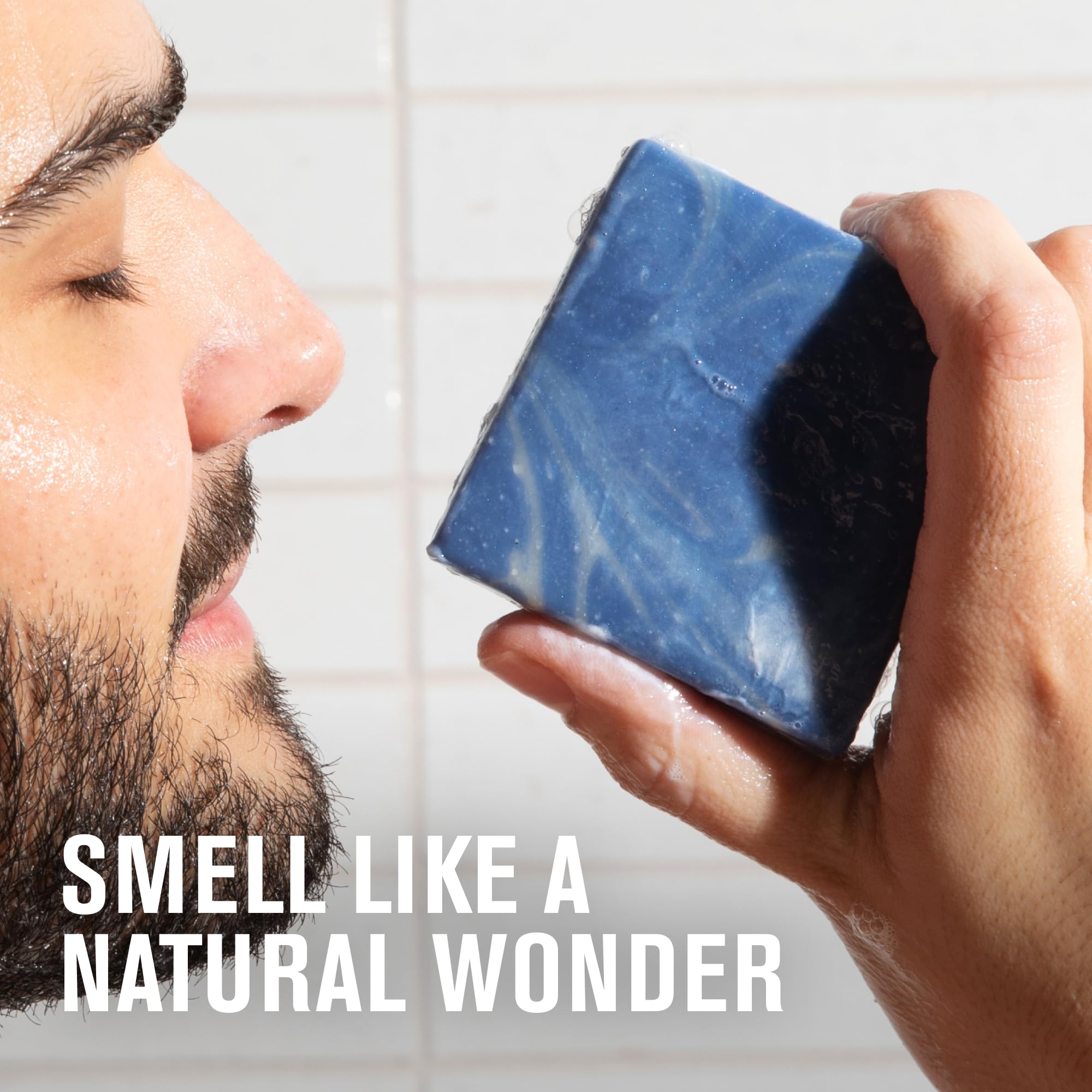 Every Man Jack Cold Plunge Mens Bar Soap - Glacier Bay Scent with notes of Uplifting Mint, Cypress, and Cooling Glacier Clay - Deeply Cleans, Hydrates with Naturally Derived Ingredients - 5oz 2 Pack