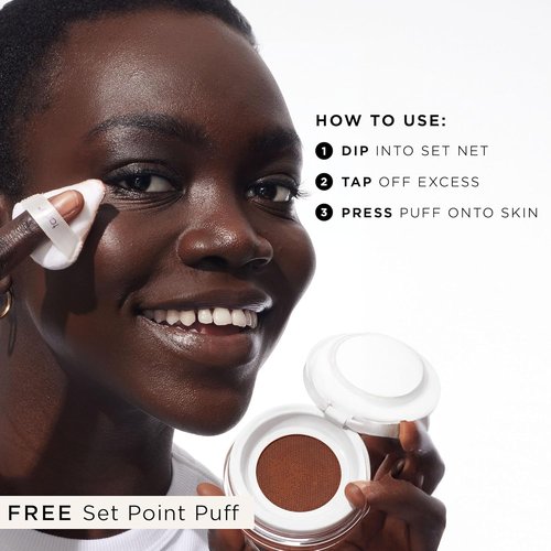 Tarte Creaseless Setting Powder - Lightweight, Oil-Absorbing Loose Face Powder for Longwear Finish | Vegan & Cruelty-Free