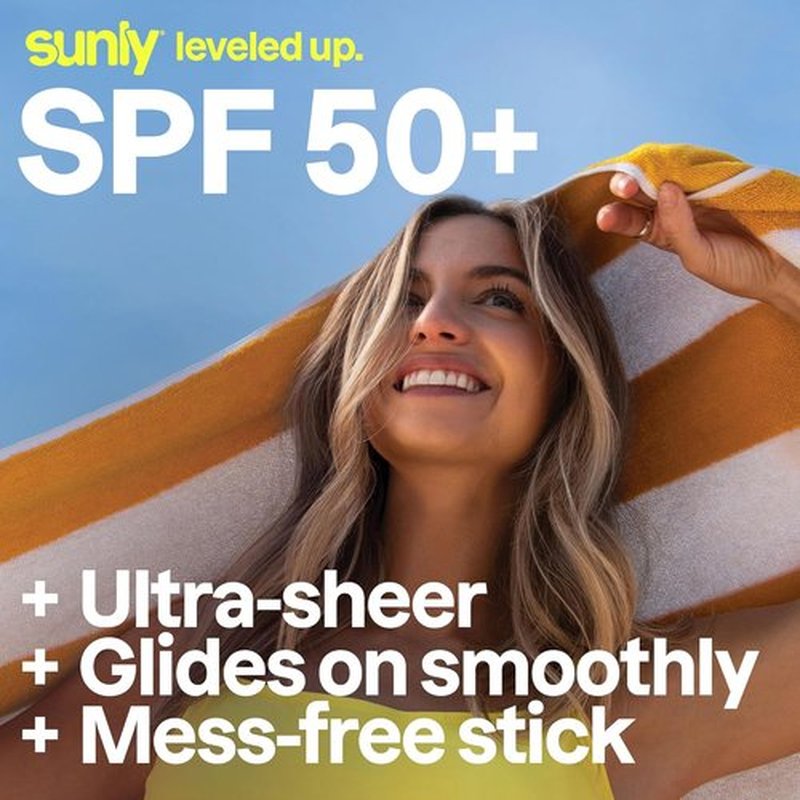 ATTITUDE Face Sunscreen Stick SPF 50 - Broad Spectrum Zinc Oxide, EWG Verified, Vegan | 0.53 oz