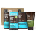 Every Man Jack Men's Bath and Body Gift Set - Coconut + Driftwood Scent - Clean Ingredients - Includes Hydrating Body Wash, 2-in-1 Shampoo, Aluminum-free Deodorant & Face Wash