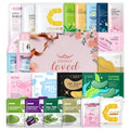 LAIKOU Face Mask，Skin Care Set, Skin Care Mask Set, Gifts for Women, Travel Size Toiletries Mother's Day Christmas Birthday Valentine's Day Mom Daughter Teen Girls Wife Lover Sister Friends 24pcs