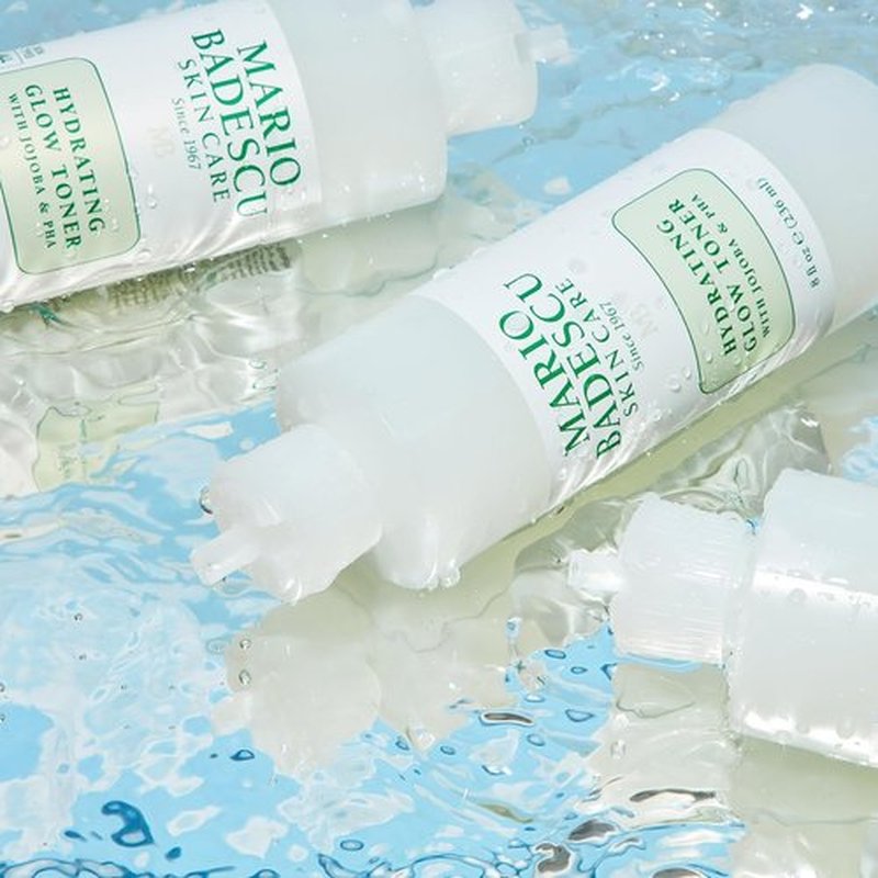 Mario Badescu Hydrating Glow Toner - Jojoba & PHA Formula for Bright, Nourished Skin | Facial Toner with Cooling Sensation