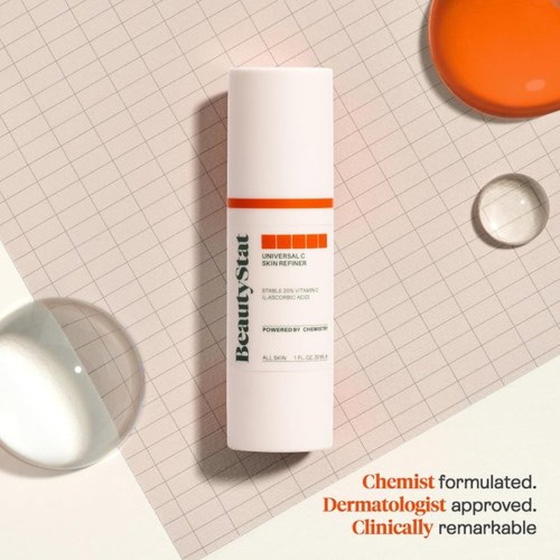 BeautyStat Universal C Skin Refiner - 20% Pure Vitamin C Serum for Radiant Skin | 30ml / 1.0 oz