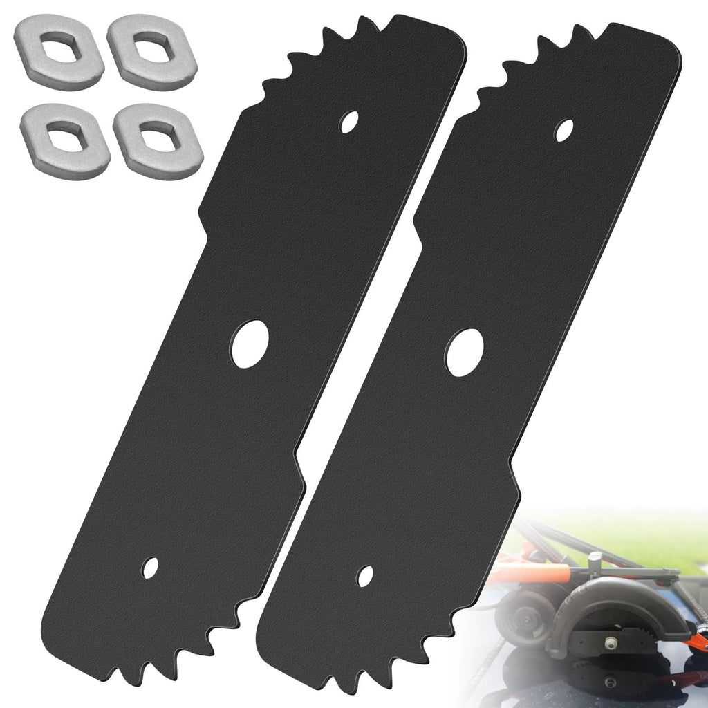 BianXiao 2 Pcs Edge Hog Heavy-Duty Edger Replacement Blade EB-007 7-1/2" W/4 Wear Indicators 243797-00 Fits for Black & Decker Craftsman String Trimmer/Edger LE750 LE710 LE760 EH1000 CMEED400