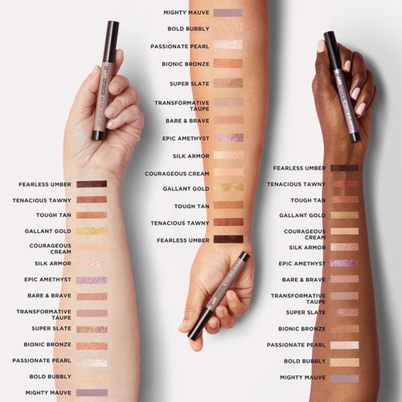 IT Cosmetics Superhero Waterproof Eyeshadow Stick - Longwear Cream with Built-In Primer, 0.05 oz