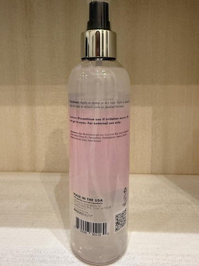 Hairfinity Rice Water Hair Mist - Nourishing Formula for Damaged, Dry, Curly Hair | 8oz Silicone & Sulfate Free
