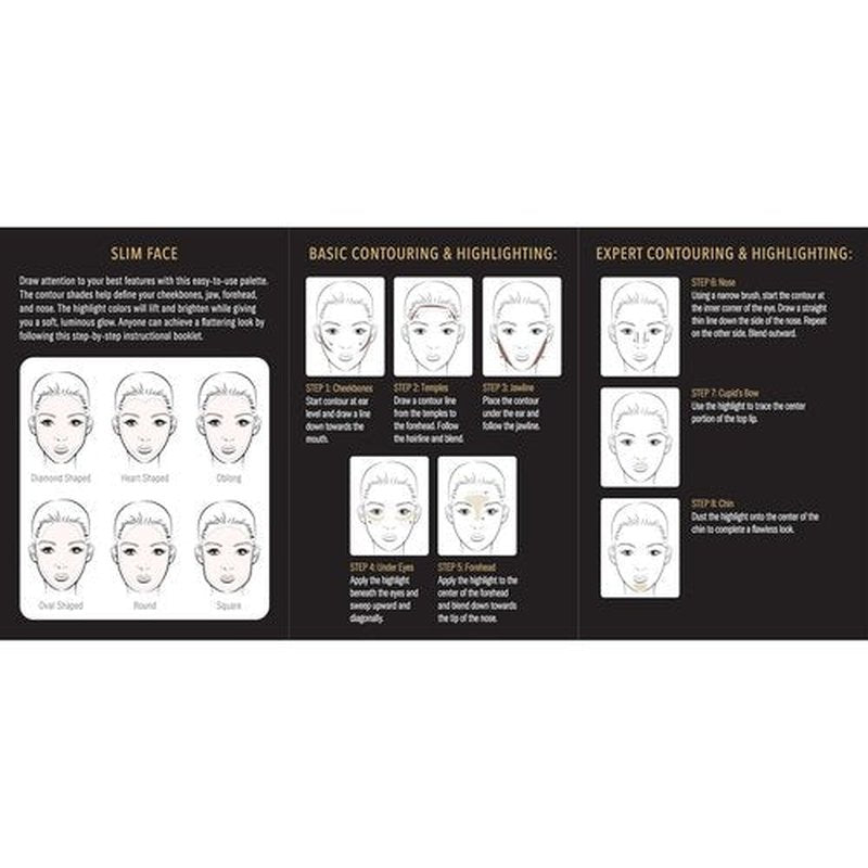 Elizabeth Mott Bronzer Contour Kit | 6 Blendable Shades for Natural Sun-Kissed Glow - Long-Lasting & Cruelty-Free