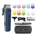 Conair Men Lithium-Ion Rechargeable Clipper & Hair Trimmer for Men, 17-Piece Clippers for Hair Cutting Kit with Color-Coded Combs, 5-Position Taper Control for Tapered Edges and Fades, Quick Charge