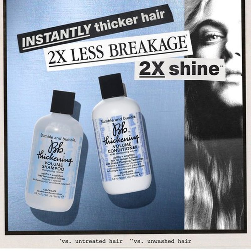 Bumble and bumble. Thickening Volumizing Conditioner | For Instant Fullness | Moisturizing | Color Safe | Straight to Wavy, 8.5 Fl Oz