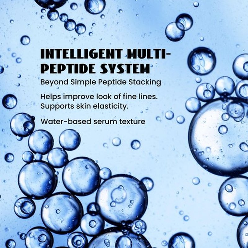 GHK-Cu Copper Peptides Serum for Face: Advanced Anti-Aging Serum with Multi-Peptide and Niacinamide for Fine Lines and Skin Elasticity