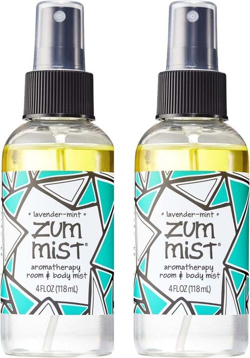 Indigo Wild Zum Mist Room & Body Spray - Lavender-Mint Aromatherapy Essential Oil - 4 fl oz (2 Pack)