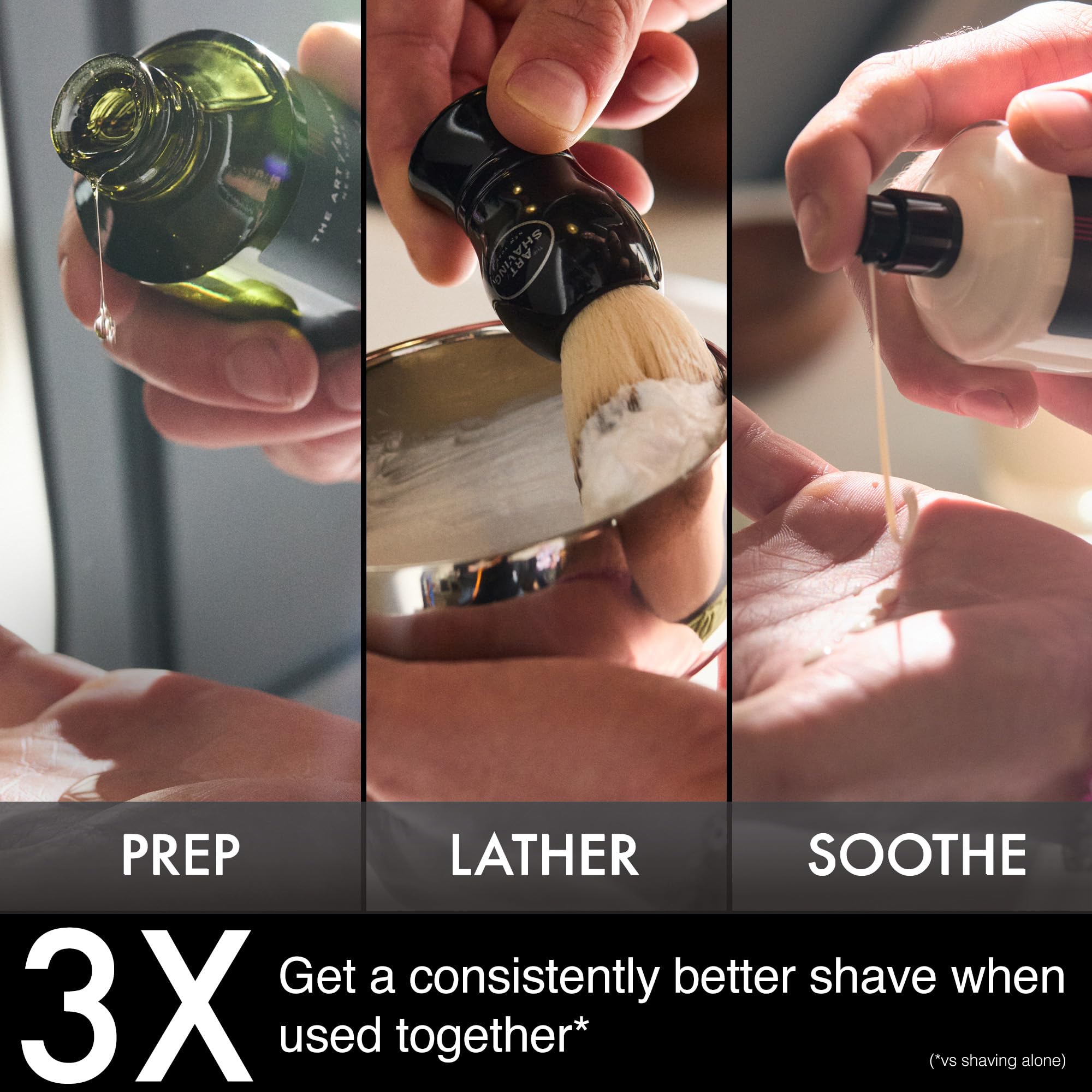 The Art of Shaving Unscented Shaving Cream for Men - Beard Care,Protects Against Irritation and Razor Burn,Clinically Tested for Sensitive Skin,5 Fl Oz,(Pack of 2)