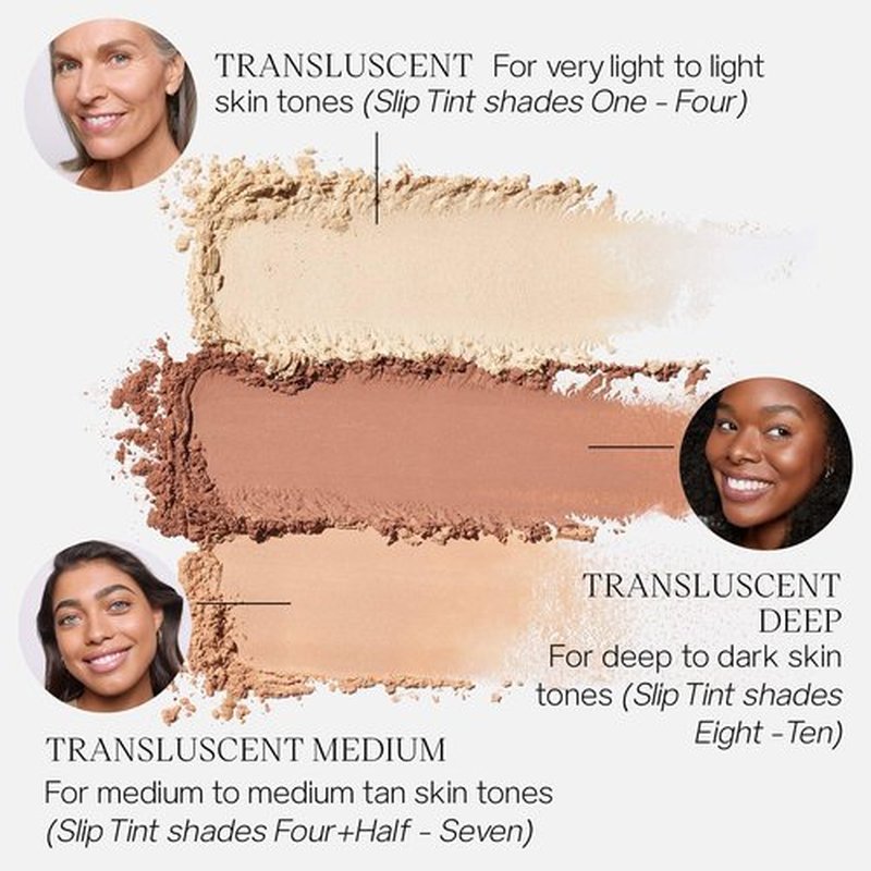 Saie Airset Radiant Loose Setting Powder - Weightless Face Powder to Set, Smooth + Diffuse Face Makeup - Formulated with Hydrating Squalane - Translucent (0.14 oz)