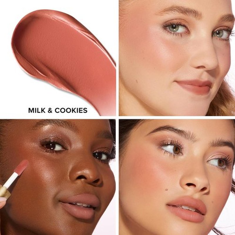 Too Faced Cloud Crush Whipped Lip & Cheek | Creamy Multi-Use Formula with Hyaluronic Oil for Long-Lasting Flush