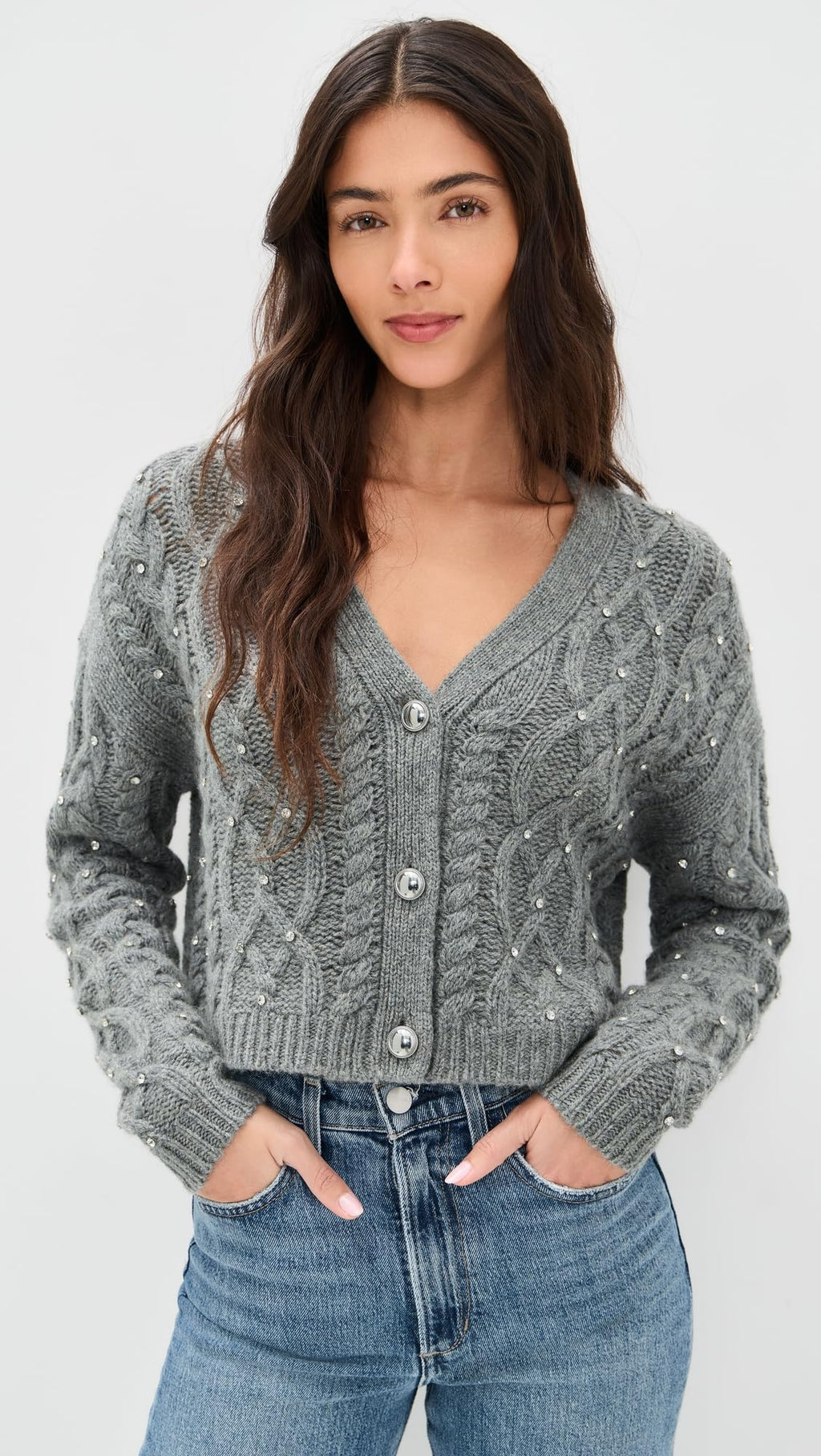 LE BOP Women's Sophie Gemstone Sweater