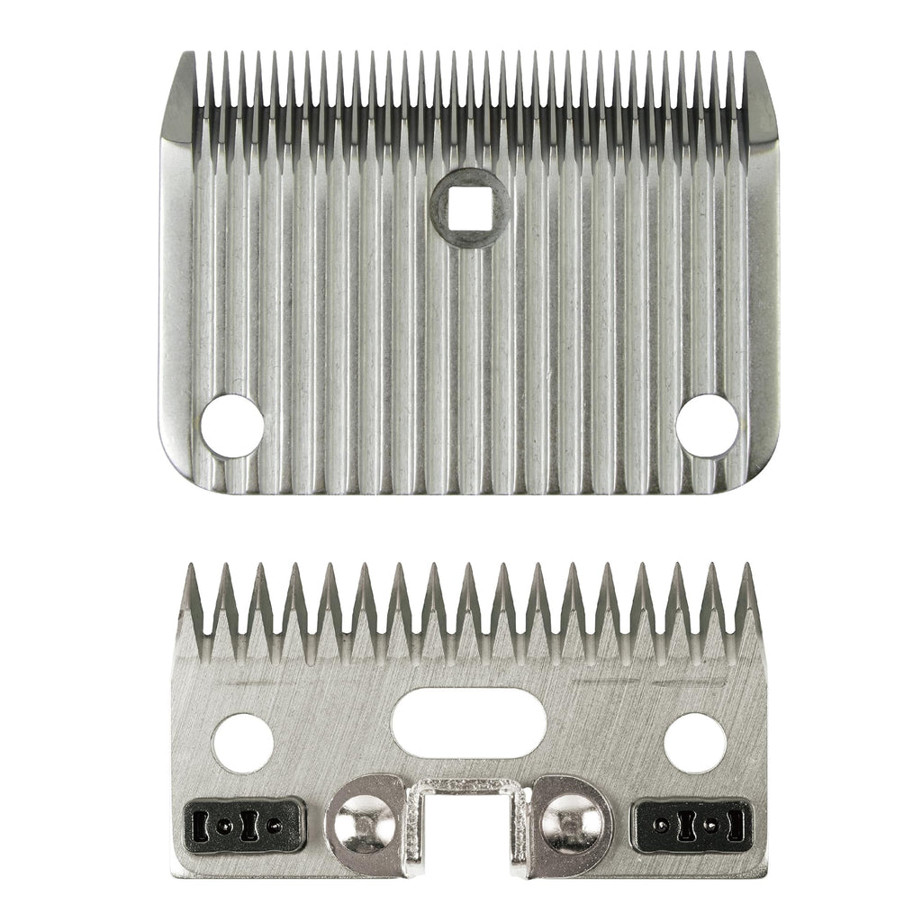 FURZONE A2 Large Animal Clipper Blade (Extra Short) - 2 in 1 Set (35&17 Teeth), Horse Grooming Replacement Blade, Professional Stress-Free Grooming, 0.03-Inch/0.75mm Cut Length