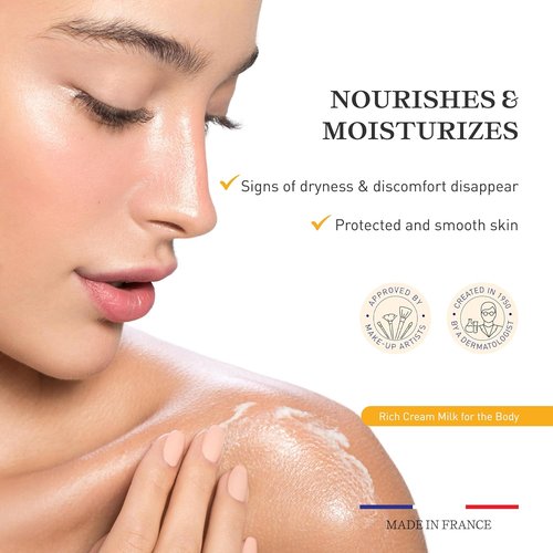 Embryolisse Rich Milk Body Cream - Nourishing Hydration for All Skin Types | 6.76 Fl Oz