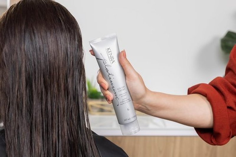 Kenra Platinum Air Dry Crème 6 - Time-Saving Air Styler for All Hair Types | Enhances Natural Body & Tames Frizz