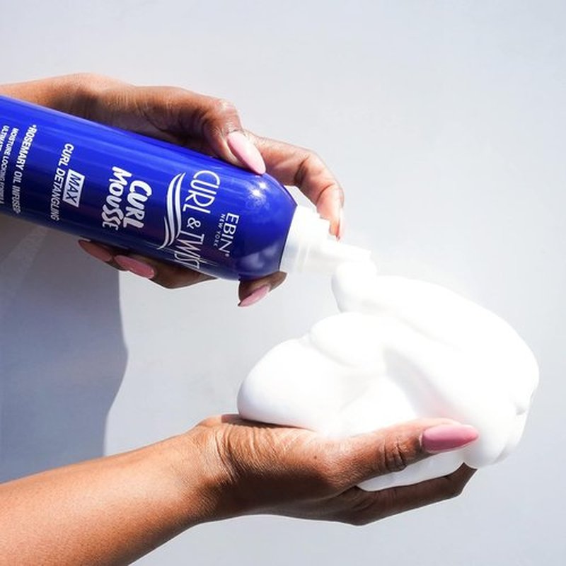 Skiennix Curl & Twist Supreme Detangling Mousse - Moisturizing Formula with Rosemary & Olive Oil | 12.49 fl oz