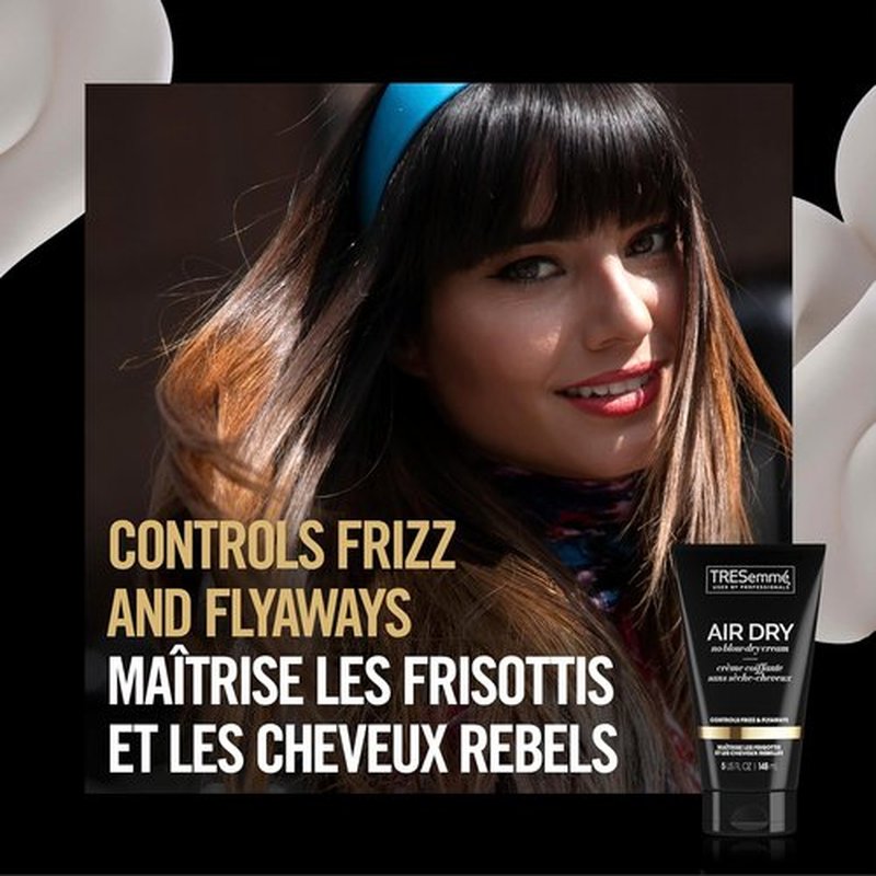 TRESemmé Air Dry Smoothing Cream - Hydrating Formula for Frizzy Hair | 5 oz
