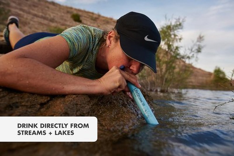 LifeStraw Personal Water Filter - Essential for Hiking, Camping, Travel & Emergency Preparedness
