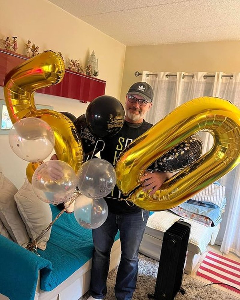 Gold Number 50 Balloon - 40 Inch Golden 50th Birthday Decoration for Men & Women | Party Supplies
