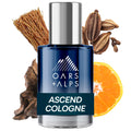 Oars + Alps Ascend Mens Cologne and Body Spray, Travel Size Cologne for Men Body Spray, Warm Fragrance, Scented with Mandarin, Teakwood Cedarwood & Warm Cardamom, Blends Refreshing, 1oz