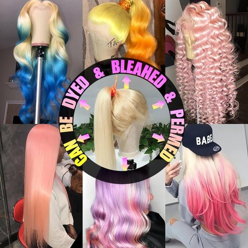 aallinine 613 Lace Front Wig Human Hair 200% Density Blonde Wig Human Hair Straight 30 Inch Blonde 613 13x4 HD Lace Front Wigs Human Hair Pre Plucked with Melted Hairline for Women
