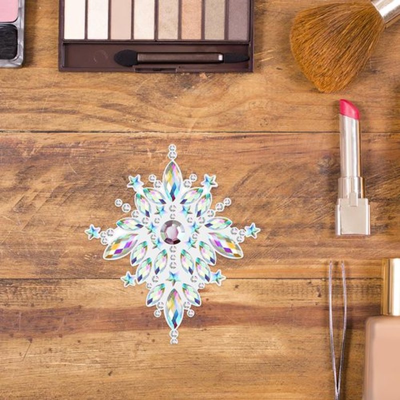 Rhinestone Face Gems Body Jewelry Stickers Rhinestone Women Bra Breast Pasties Carnival Party Body Stickers