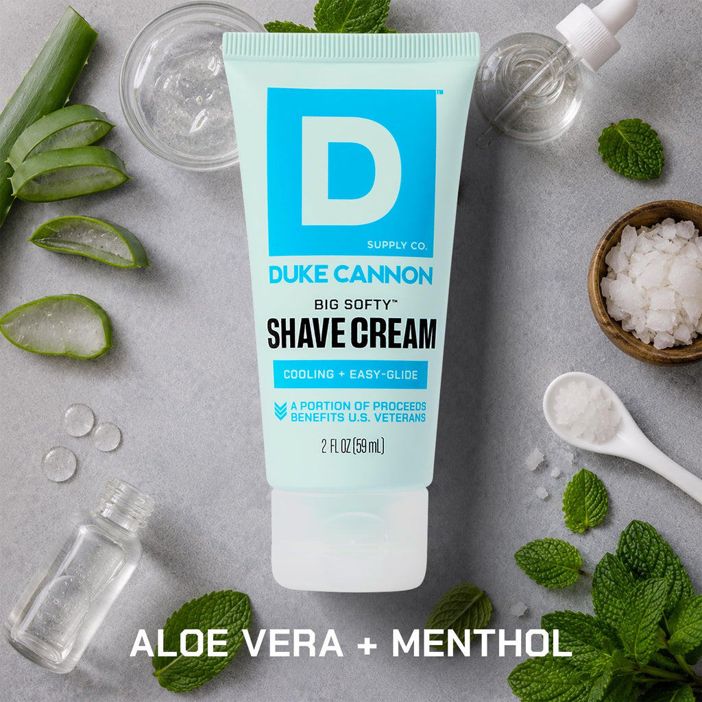 Duke Cannon Big Softy Shave Cream - 2 fl oz - Travel Size