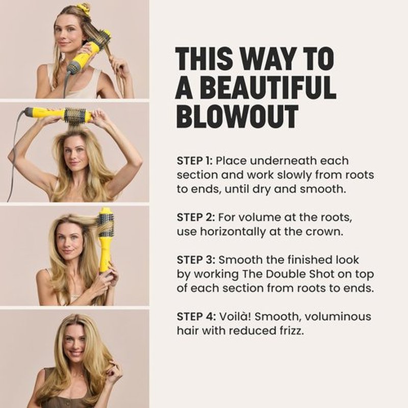 Drybar Blow-Dryer Shot Collection - Faster Blowouts with Volume & Less Frizz | Choose Your Barrel Size