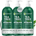 KESMEDIK Tea Tree Body Wash MaxTherapy, Itchy Skin Relief Soap, Soothes Jock Itch, Athlete's Foot, Acne, Eczema, Psoriasis & Sensitive Skin, Intimate Wash, Men & Women, 3-Pack, Original Edition