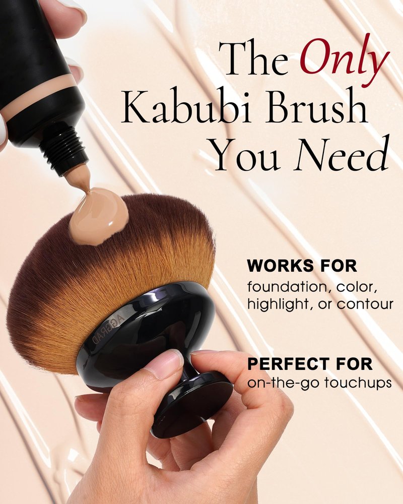 Ultra Large Body Makeup Brush For Self Tanner, Self Tan Back Applicator, Kabuki Brush For Bronzers Blend Self Tanning Applicator, Beauty Supreme Cream Liquid Foundation Brush for Face Leg Makeup