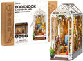 Rolife DIY Book Nook Kit - Garden House Bookshelf Insert | 3D Puzzle Room Decor for All Ages