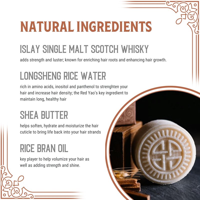 Viori Hamish & Co. Shampoo Bar - Aged Sandalwood - Natural Men's Shampoo - Handcrafted with Islay Whiskey