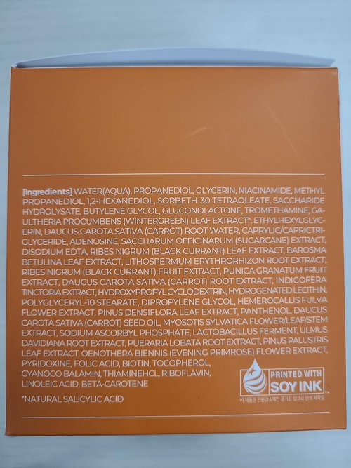 APRILSKIN Carrotene Clarifying Pads - Exfoliating Acne Treatment for Oily, Sensitive Skin | 60 Vegan Pads