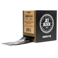 Jet Black Supply Barrier Film Roll, 4" x 6" Perforated Sheets, Disposable Barrier Tape for Tattoo, Non-stick edges, Quick and easy to apply, Extra tacky adhesive, Black
