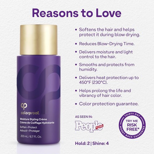 Colorproof Moisture Styling Crème - Leave-In Moisturizing Cream for Heat & Color Protection | 6.7 FL. Oz.