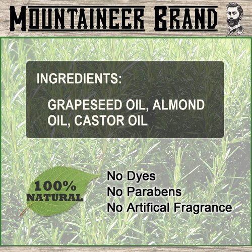 Mountaineer Brand Beard Oil - Natural Unscented Hydration & Conditioning for Beard Growth | 2oz