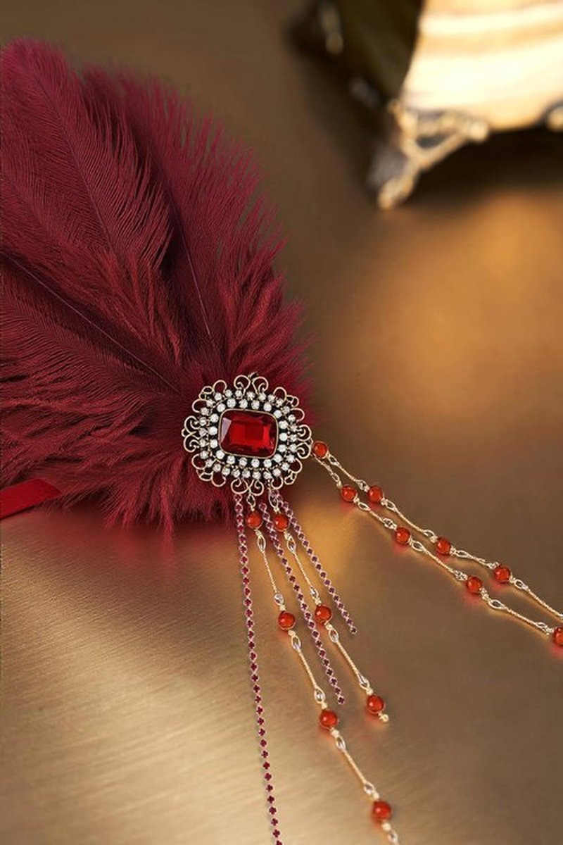 BABEYOND 1920s Flapper Gatsby Headband Roaring 20's Party Headpiece