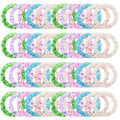 WILLBOND 48 Pieces Pastel Small Scrunchies Bulk Macaron Mini Satin Hair Ties Multicolor Elastic Silk Hair Bands Accessories Ponytail Holders for Women