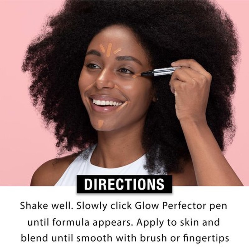 Neutrogena Healthy Skin Glow Perfector Concealer Pen, Lightweight Liquid Makeup for Face with Pro-Vitamin B5 & Vitamin E for a Radiant Finish, Fair, 0.1 oz