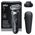 Braun Electric Shaver for Men, Series 7 7120s, Wet & Dry Shave, Turbo & Gentle Shaving Modes, Waterproof Foil Shaver, with Precision Trimmer, Space Grey