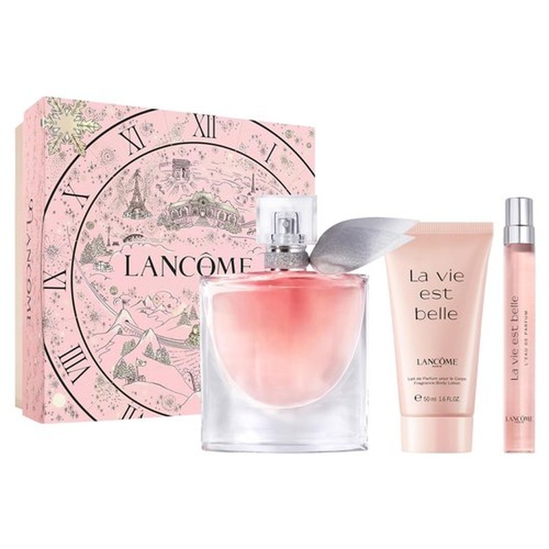 Lancôme La Vie Est Belle Gift Set | Full-Size Refillable Eau De Parfum 1.7 fl. oz & Body Lotion 1.6 fl. oz - Limited Edition for Women
