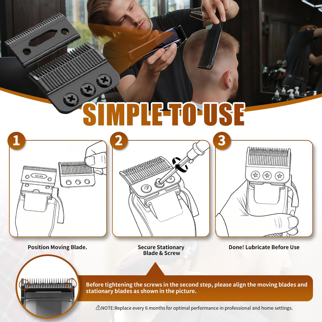 3-Hole Replacement Blade for Wahl Designer, Senior, Cordless Designer