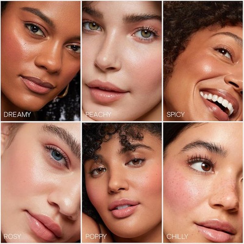 Saie Dew Liquid Blush - Hydrating Cream Blush Stick for a Natural Flush | Glowy Makeup Essential - Chilly (.40 oz)