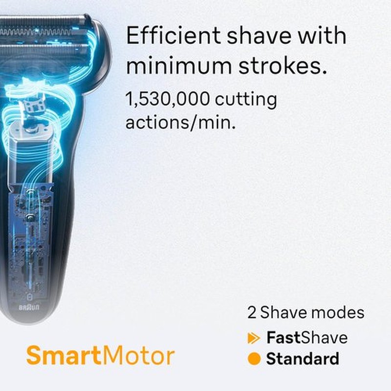 Braun Electric Razor for Men - Series 5 Precision Shaver & Trimmer with Extra Head | S5 5165ps