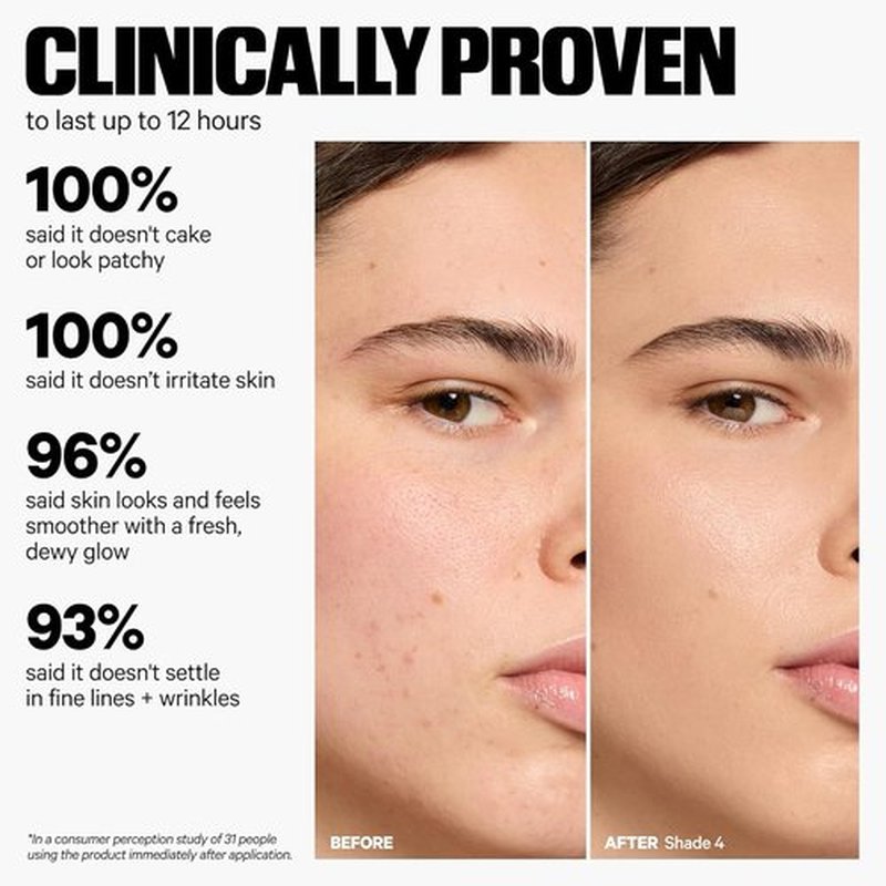 Milk Makeup Hydro Grip Hydrating Gel Skin Tint - 12HR Lightweight Coverage with Hyaluronic Acid for a Natural Dewy Finish